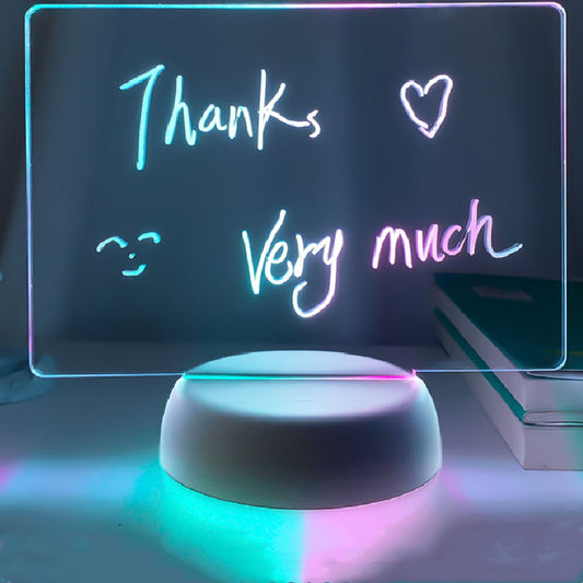 3D Light Acrylic Panel Handwritten Message Board